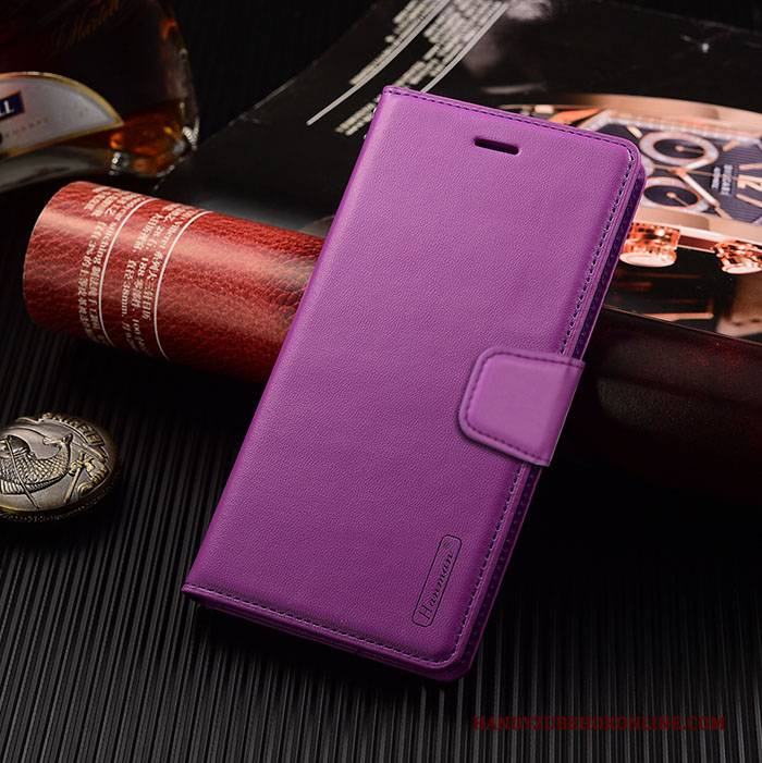 Hülle Samsung Galaxy S10 Schutz Lila Anti-sturz, Case Samsung Galaxy S10 Leder Handyhüllen Hängende Verzierungen