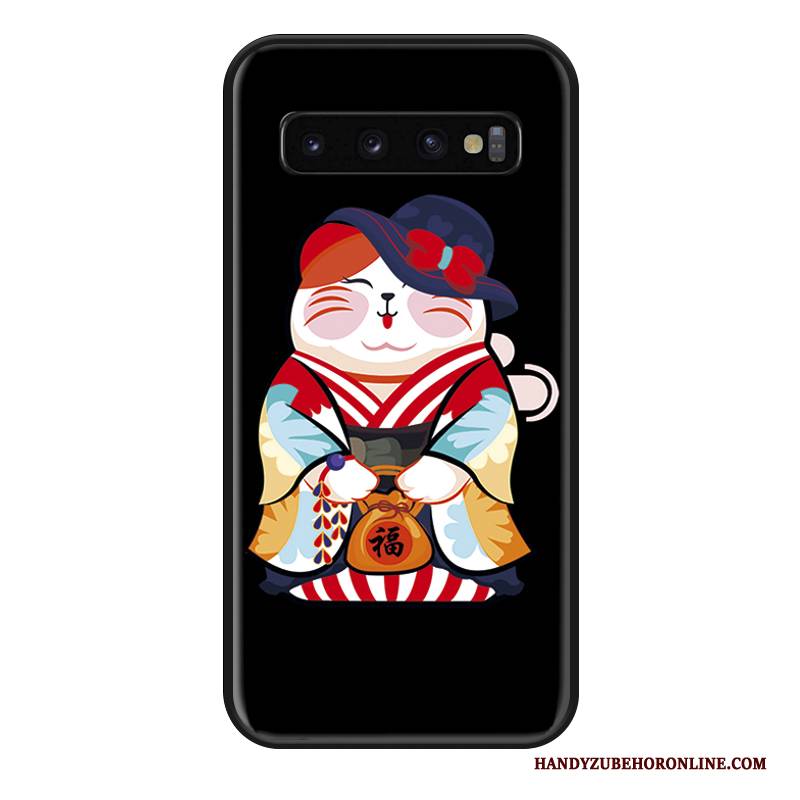 Hülle Samsung Galaxy S10 Schutz Persönlichkeit Chinesische Art, Case Samsung Galaxy S10 Mode Handyhüllen Reichtum