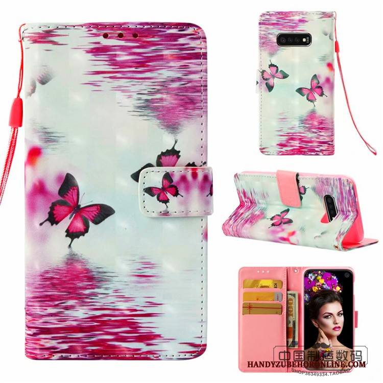 Hülle Samsung Galaxy S10+ Schutz Rosa, Case Samsung Galaxy S10+ Weiche