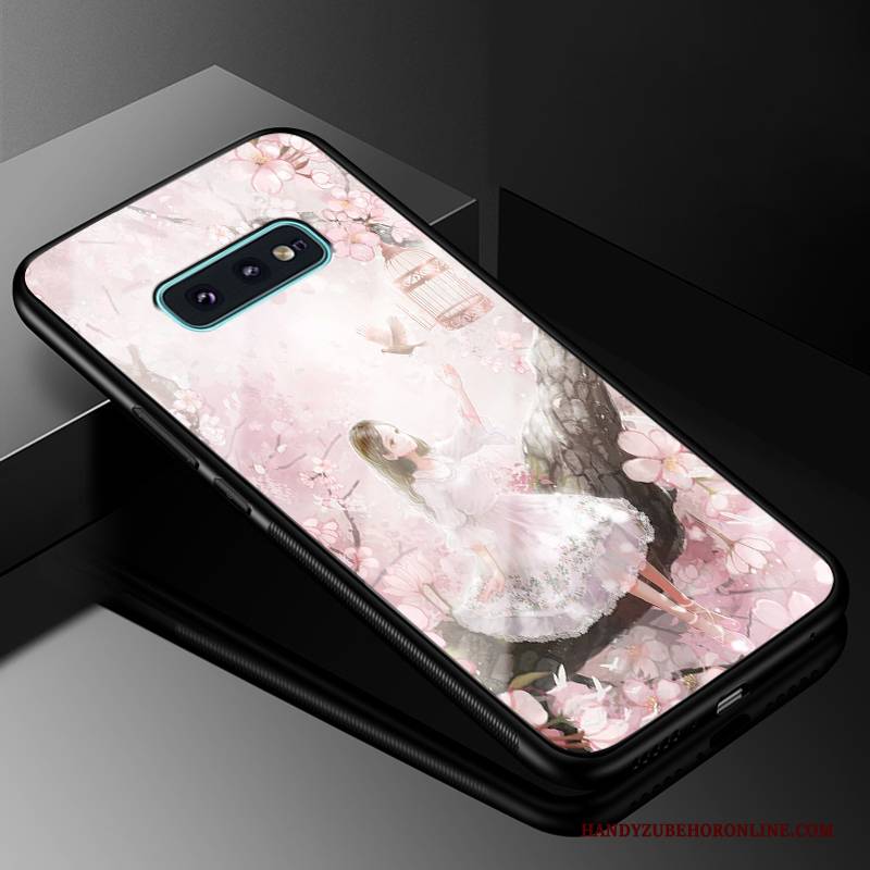 Hülle Samsung Galaxy S10 Silikon Anti-sturz Schwer, Case Samsung Galaxy S10 Taschen Glas Handyhüllen