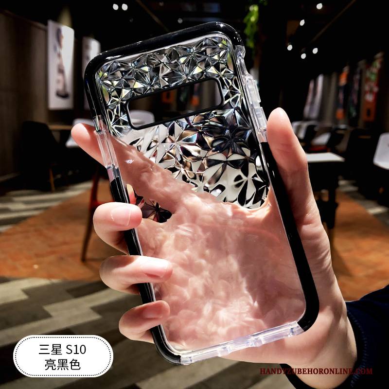 Hülle Samsung Galaxy S10 Silikon Netto Rot Neu, Case Samsung Galaxy S10 Kreativ Transparent Persönlichkeit