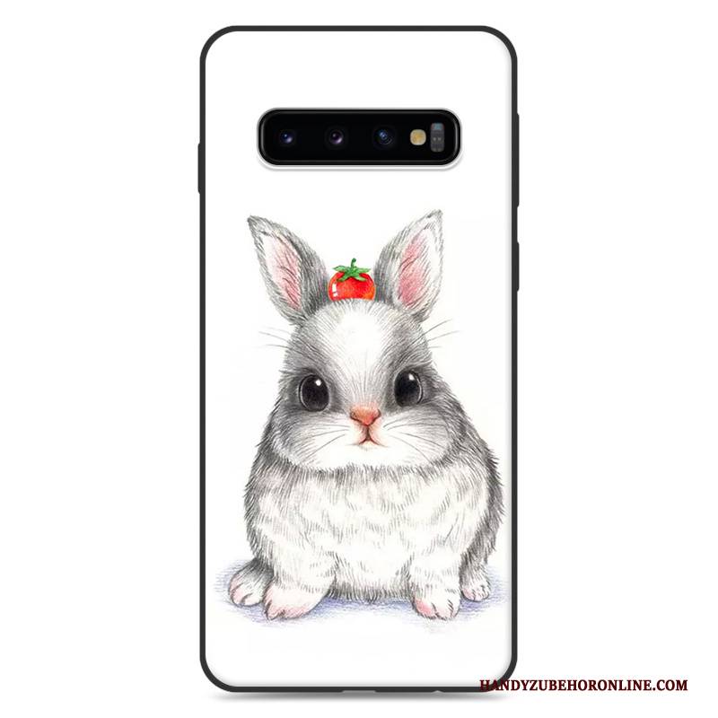 Hülle Samsung Galaxy S10+ Silikon Trend Rosa, Case Samsung Galaxy S10+ Kreativ Anti-sturz Handyhüllen