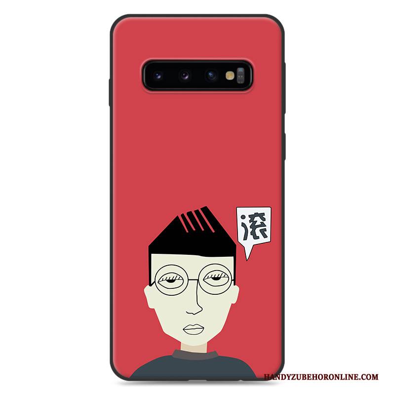 Hülle Samsung Galaxy S10+ Silikon Trend Rosa, Case Samsung Galaxy S10+ Kreativ Anti-sturz Handyhüllen