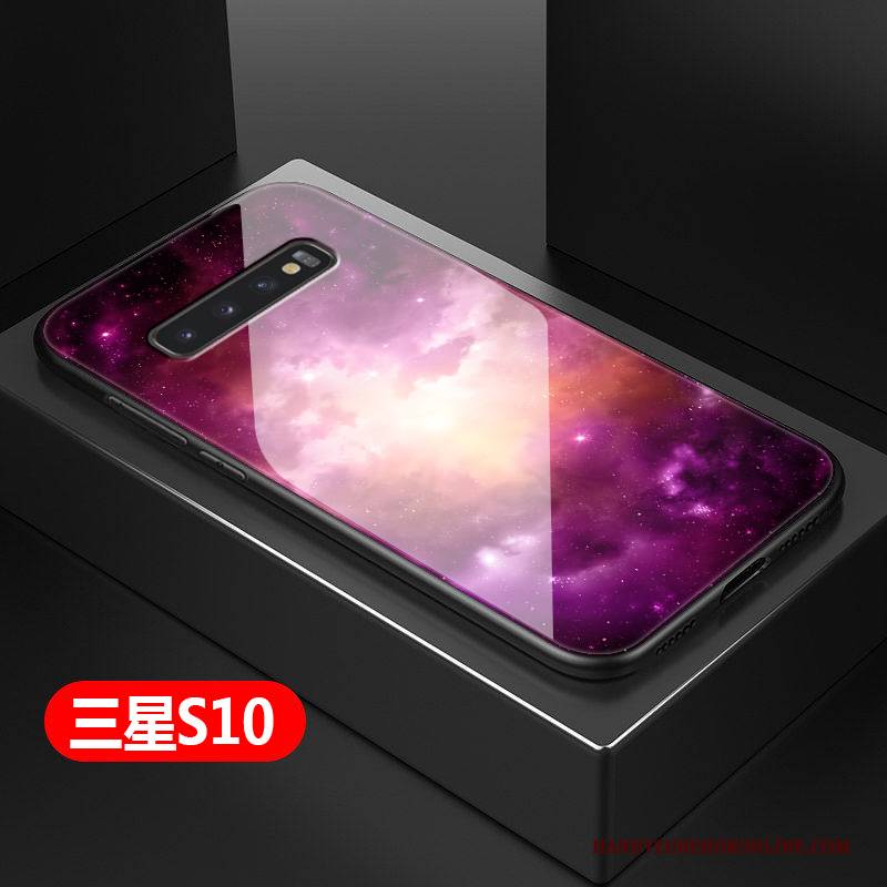 Hülle Samsung Galaxy S10 Taschen Anti-sturz Einfach, Case Samsung Galaxy S10 Kreativ Persönlichkeit Trendmarke