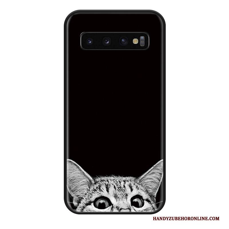 Hülle Samsung Galaxy S10 Taschen Anti-sturz Persönlichkeit, Case Samsung Galaxy S10 Karikatur Nette Hängende Verzierungen