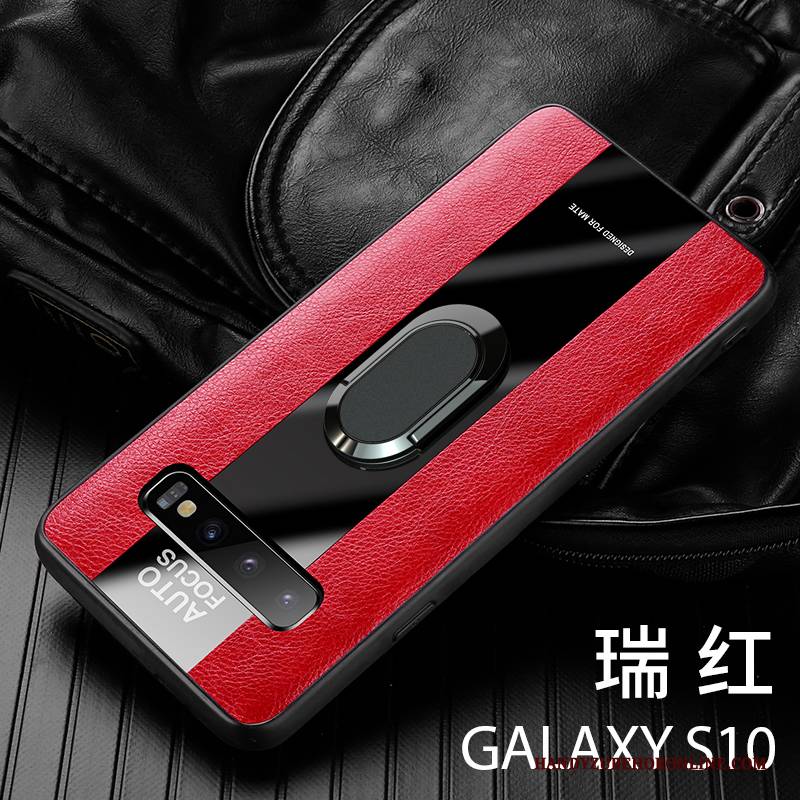 Hülle Samsung Galaxy S10 Taschen Business Membran, Case Samsung Galaxy S10 Lederhülle Handyhüllen Trend