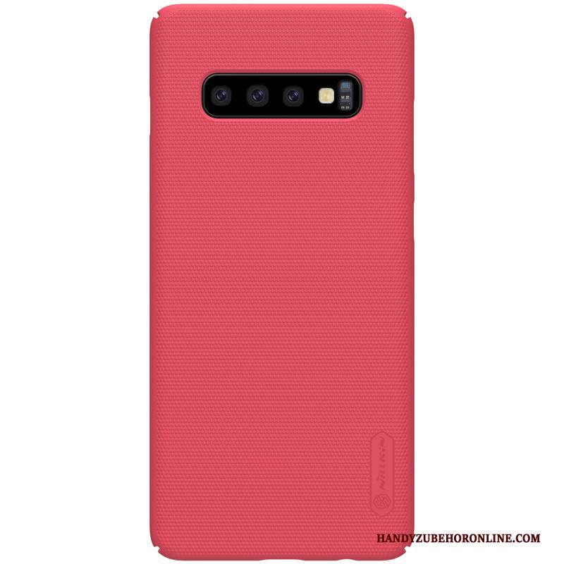 Hülle Samsung Galaxy S10+ Taschen Handyhüllen Schwer, Case Samsung Galaxy S10+ Schutz Nubuck Anti-sturz