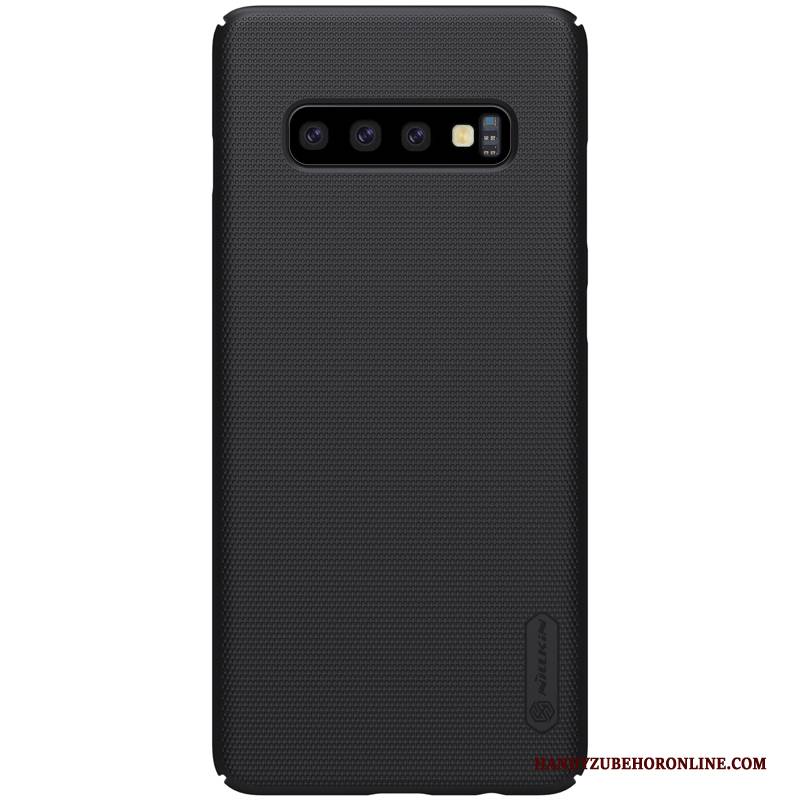 Hülle Samsung Galaxy S10+ Taschen Handyhüllen Schwer, Case Samsung Galaxy S10+ Schutz Nubuck Anti-sturz