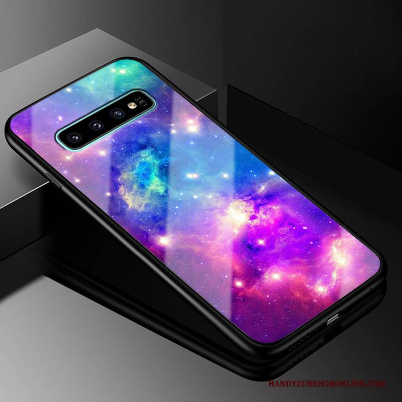 Hülle Samsung Galaxy S10+ Taschen Persönlichkeit Schwer, Case Samsung Galaxy S10+ Silikon Handyhüllen Anti-sturz