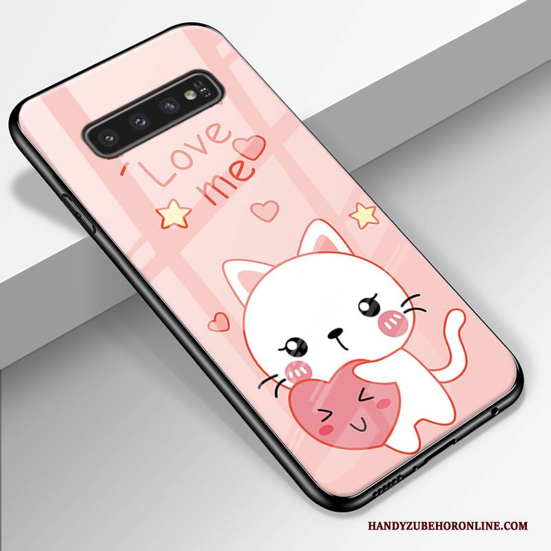 Hülle Samsung Galaxy S10+ Weiche Gelb Nette, Case Samsung Galaxy S10+ Kreativ Mini Handyhüllen