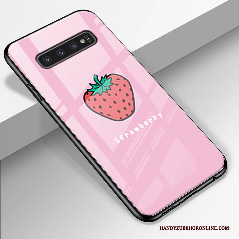 Hülle Samsung Galaxy S10+ Weiche Gelb Nette, Case Samsung Galaxy S10+ Kreativ Mini Handyhüllen