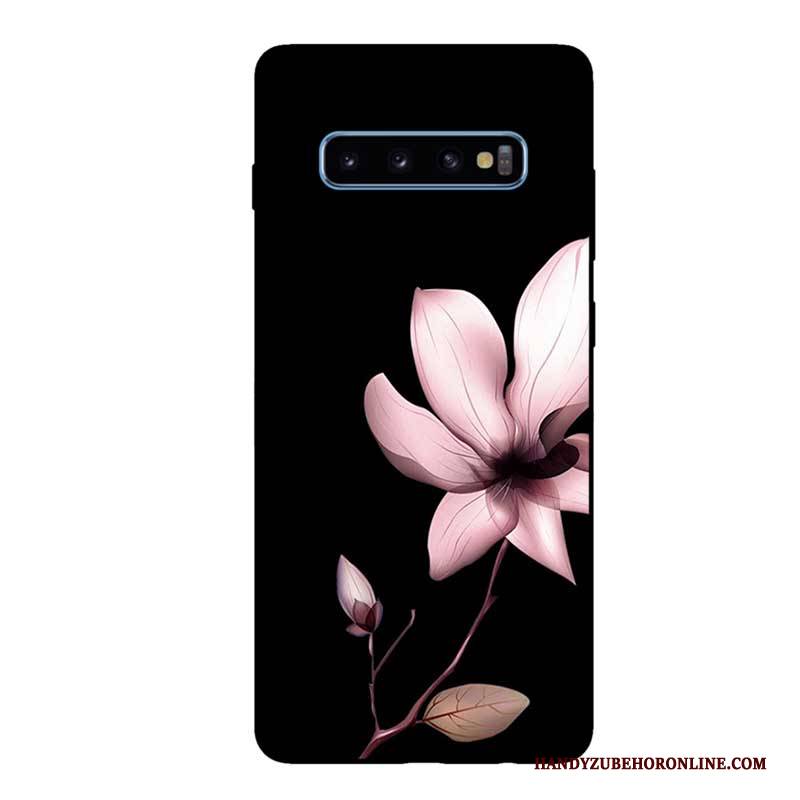 Hülle Samsung Galaxy S10 Weiche Handyhüllen Schwarz, Case Samsung Galaxy S10 Taschen Anti-sturz Angepasst