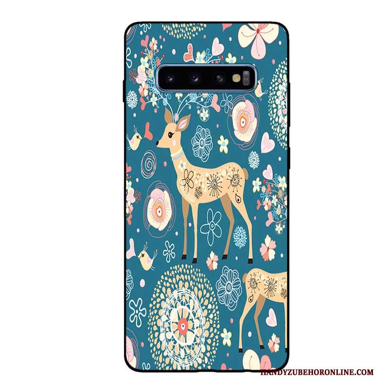 Hülle Samsung Galaxy S10 Weiche Handyhüllen Schwarz, Case Samsung Galaxy S10 Taschen Anti-sturz Angepasst