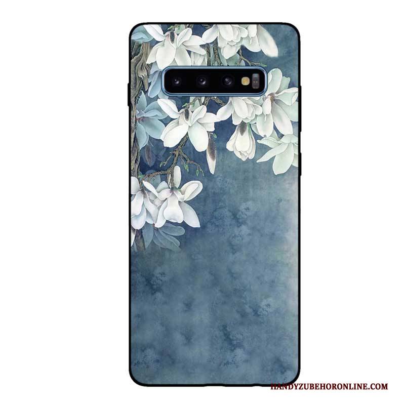 Hülle Samsung Galaxy S10 Weiche Handyhüllen Schwarz, Case Samsung Galaxy S10 Taschen Anti-sturz Angepasst