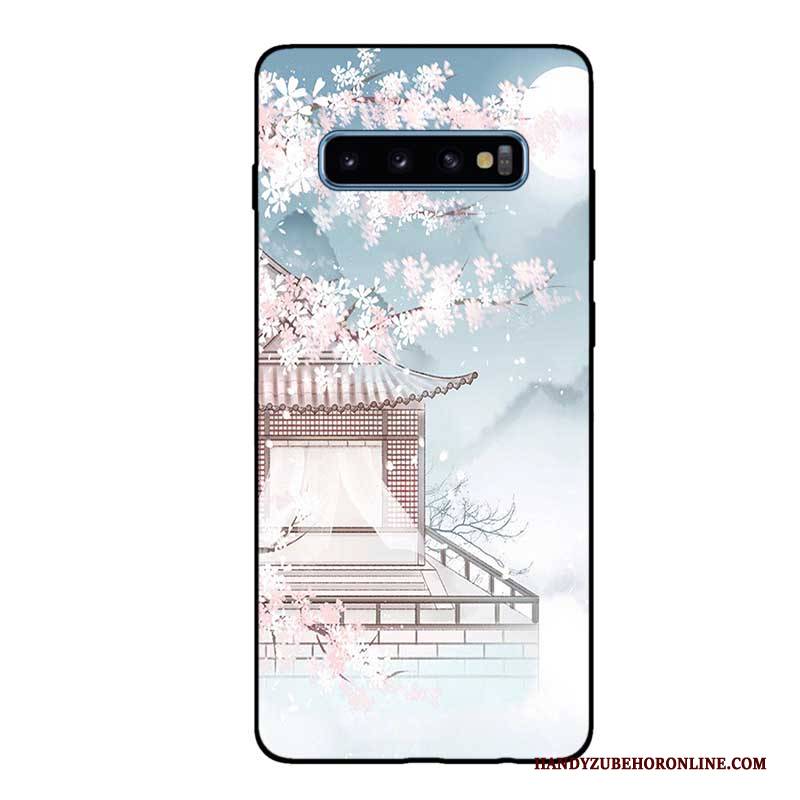 Hülle Samsung Galaxy S10 Weiche Handyhüllen Schwarz, Case Samsung Galaxy S10 Taschen Anti-sturz Angepasst