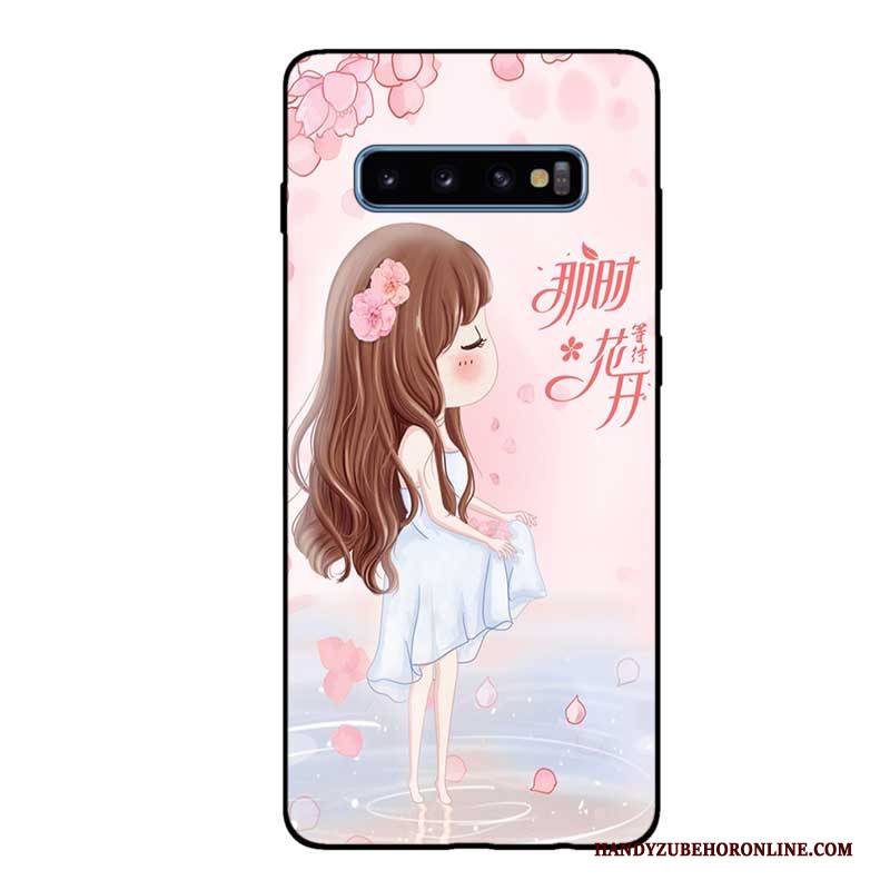 Hülle Samsung Galaxy S10 Weiche Handyhüllen Schwarz, Case Samsung Galaxy S10 Taschen Anti-sturz Angepasst