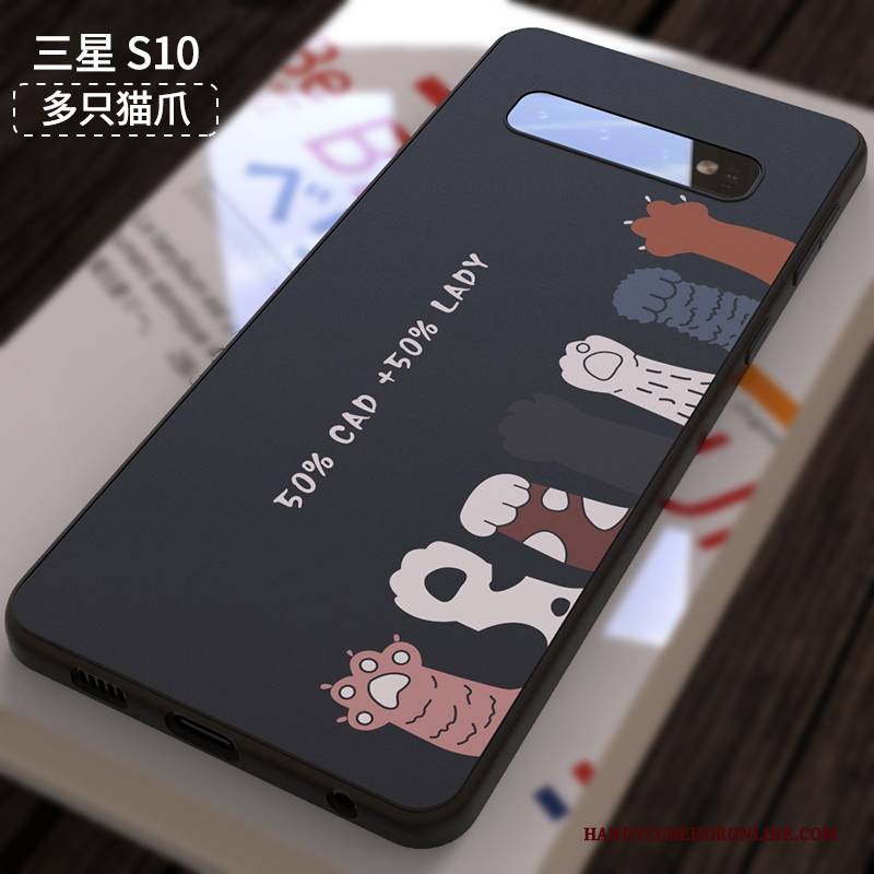 Hülle Samsung Galaxy S10 Weiche Nette Nubuck, Case Samsung Galaxy S10 Kreativ Anti-sturz Trendmarke