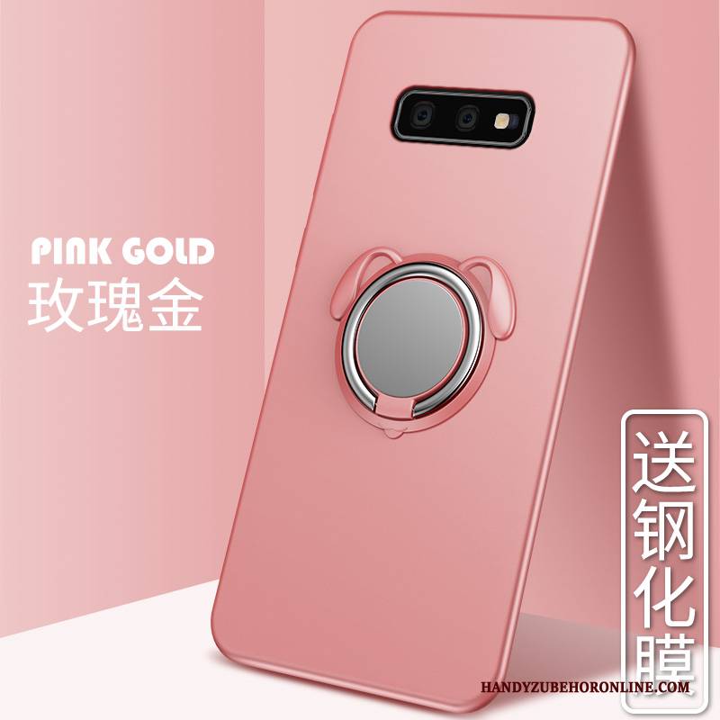 Hülle Samsung Galaxy S10e Handyhüllen Magnetismus, Case Samsung Galaxy S10e Anti-sturz Rosa