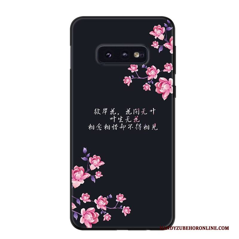 Hülle Samsung Galaxy S10e Karikatur Kunst Gelb, Case Samsung Galaxy S10e Schutz Trend Handyhüllen