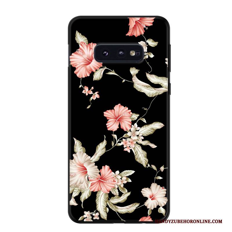 Hülle Samsung Galaxy S10e Karikatur Kunst Gelb, Case Samsung Galaxy S10e Schutz Trend Handyhüllen