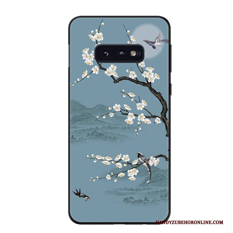 Hülle Samsung Galaxy S10e Karikatur Kunst Gelb, Case Samsung Galaxy S10e Schutz Trend Handyhüllen