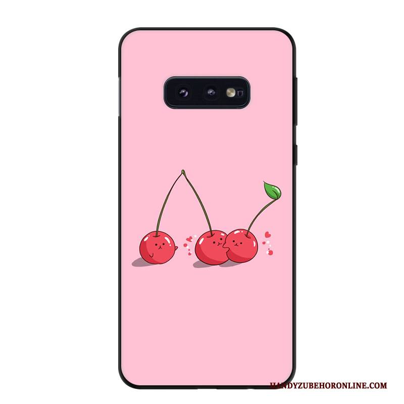 Hülle Samsung Galaxy S10e Karikatur Kunst Gelb, Case Samsung Galaxy S10e Schutz Trend Handyhüllen