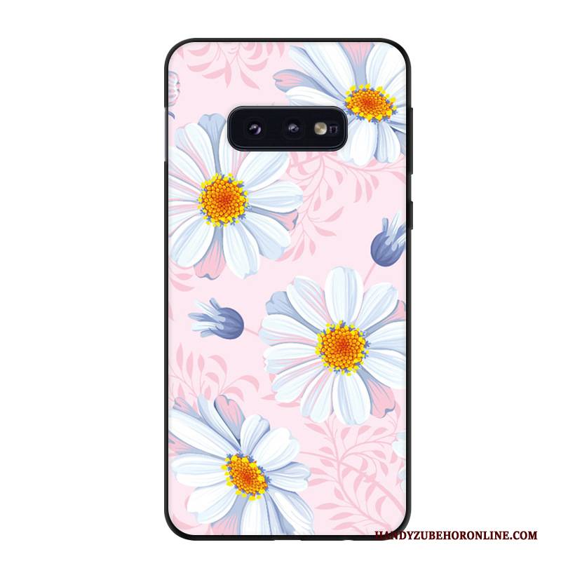 Hülle Samsung Galaxy S10e Karikatur Kunst Gelb, Case Samsung Galaxy S10e Schutz Trend Handyhüllen