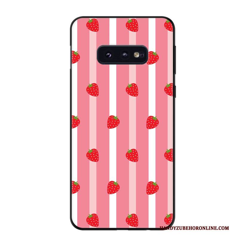 Hülle Samsung Galaxy S10e Karikatur Kunst Gelb, Case Samsung Galaxy S10e Schutz Trend Handyhüllen