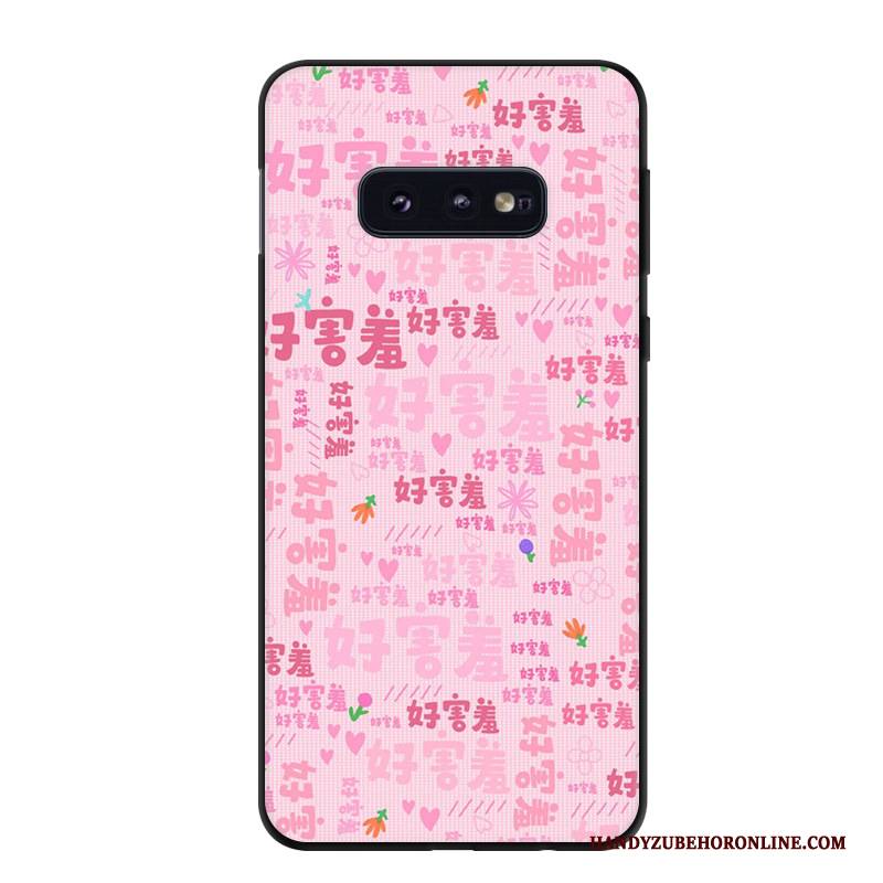 Hülle Samsung Galaxy S10e Karikatur Kunst Gelb, Case Samsung Galaxy S10e Schutz Trend Handyhüllen