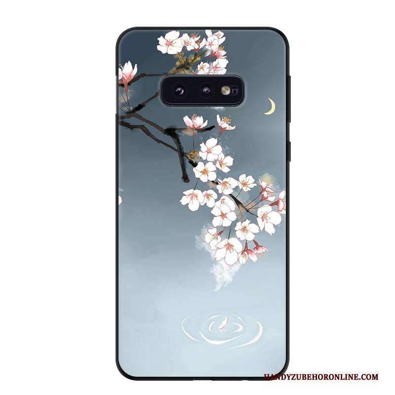 Hülle Samsung Galaxy S10e Karikatur Kunst Gelb, Case Samsung Galaxy S10e Schutz Trend Handyhüllen