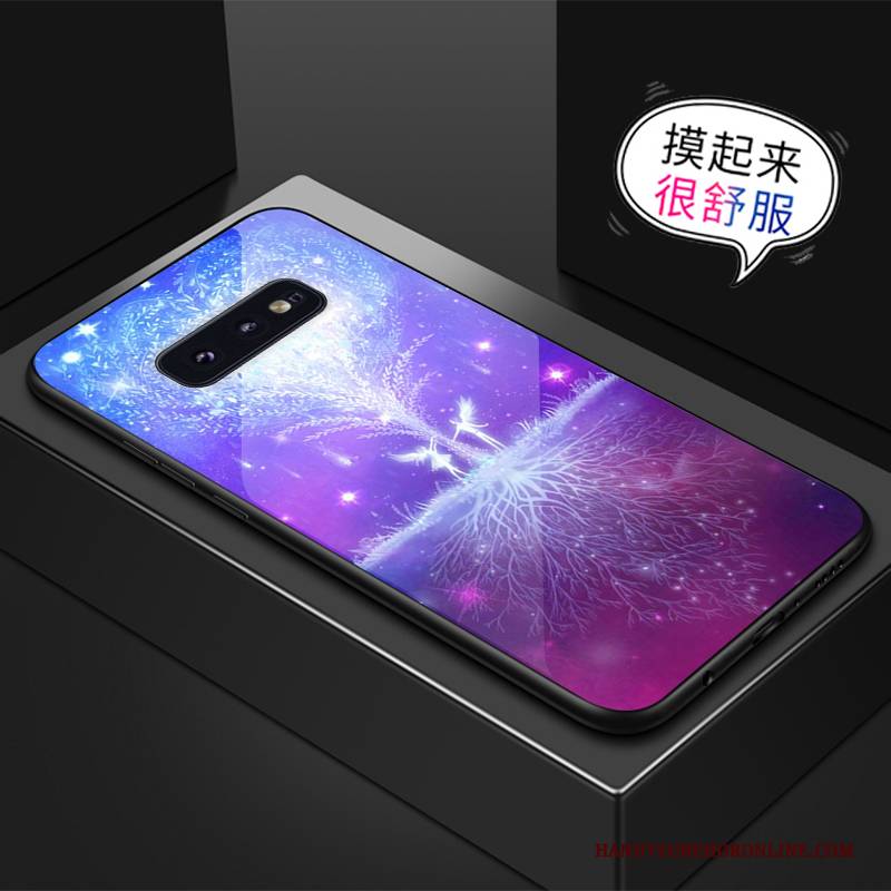 Hülle Samsung Galaxy S10e Kreativ Anti-sturz Grün, Case Samsung Galaxy S10e Glas Handyhüllen