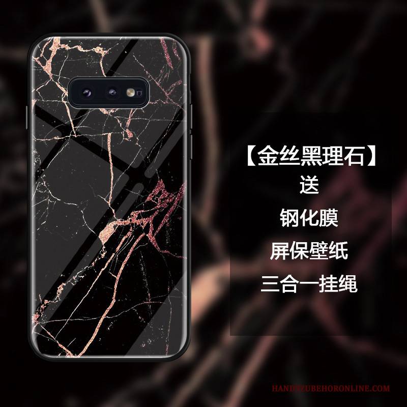 Hülle Samsung Galaxy S10e Kreativ Hängende Verzierungen Anti-sturz, Case Samsung Galaxy S10e Mode Persönlichkeit Gehärtetes Glas