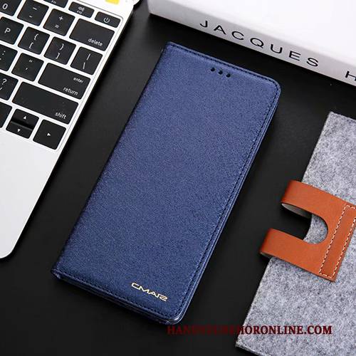 Hülle Samsung Galaxy S10e Lederhülle Handyhüllen Blau, Case Samsung Galaxy S10e Folio Anti-sturz