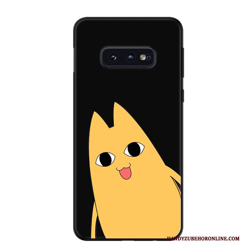 Hülle Samsung Galaxy S10e Silikon Anti-sturz Handyhüllen, Case Samsung Galaxy S10e Karikatur Persönlichkeit Grün