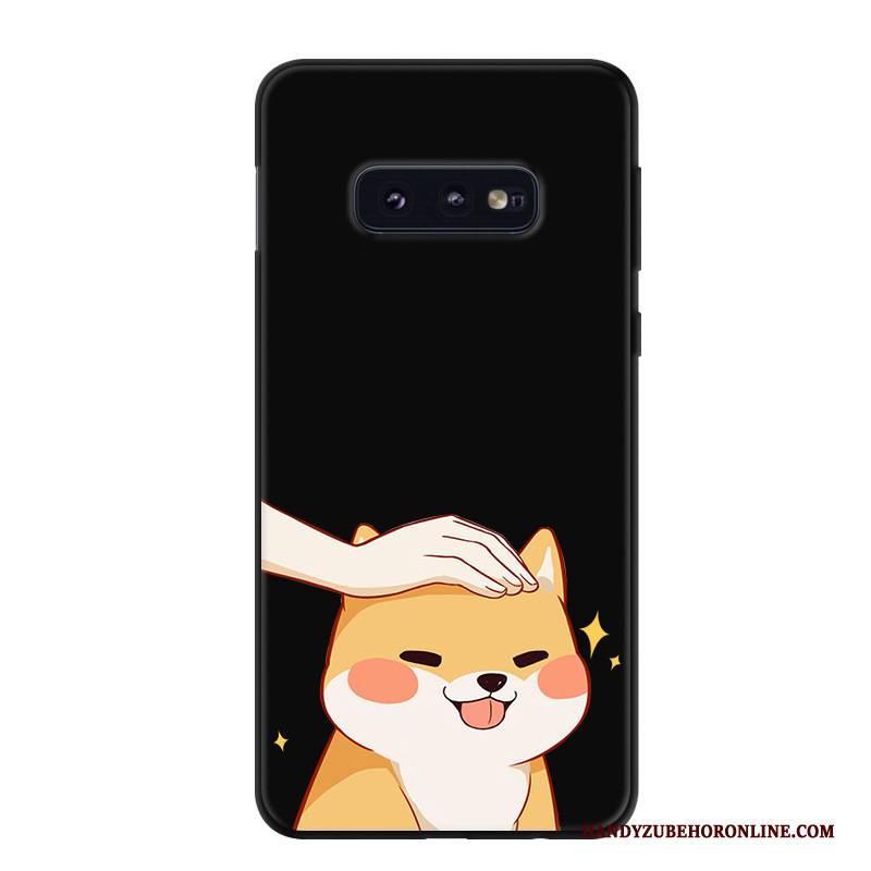 Hülle Samsung Galaxy S10e Silikon Anti-sturz Handyhüllen, Case Samsung Galaxy S10e Karikatur Persönlichkeit Grün