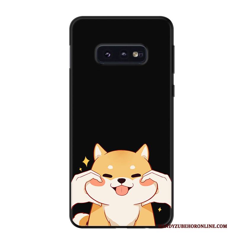 Hülle Samsung Galaxy S10e Silikon Anti-sturz Handyhüllen, Case Samsung Galaxy S10e Karikatur Persönlichkeit Grün