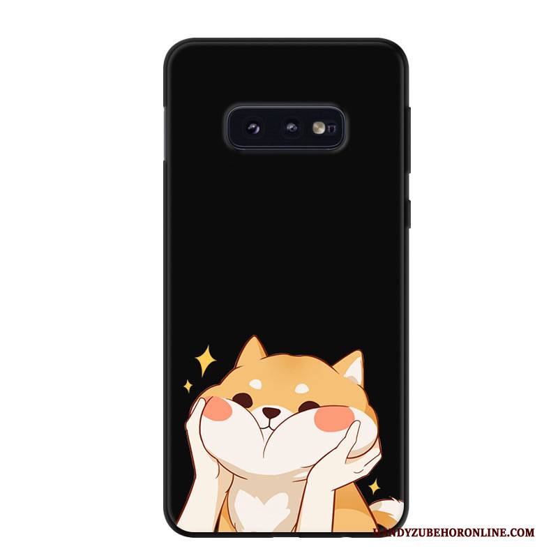 Hülle Samsung Galaxy S10e Silikon Anti-sturz Handyhüllen, Case Samsung Galaxy S10e Karikatur Persönlichkeit Grün