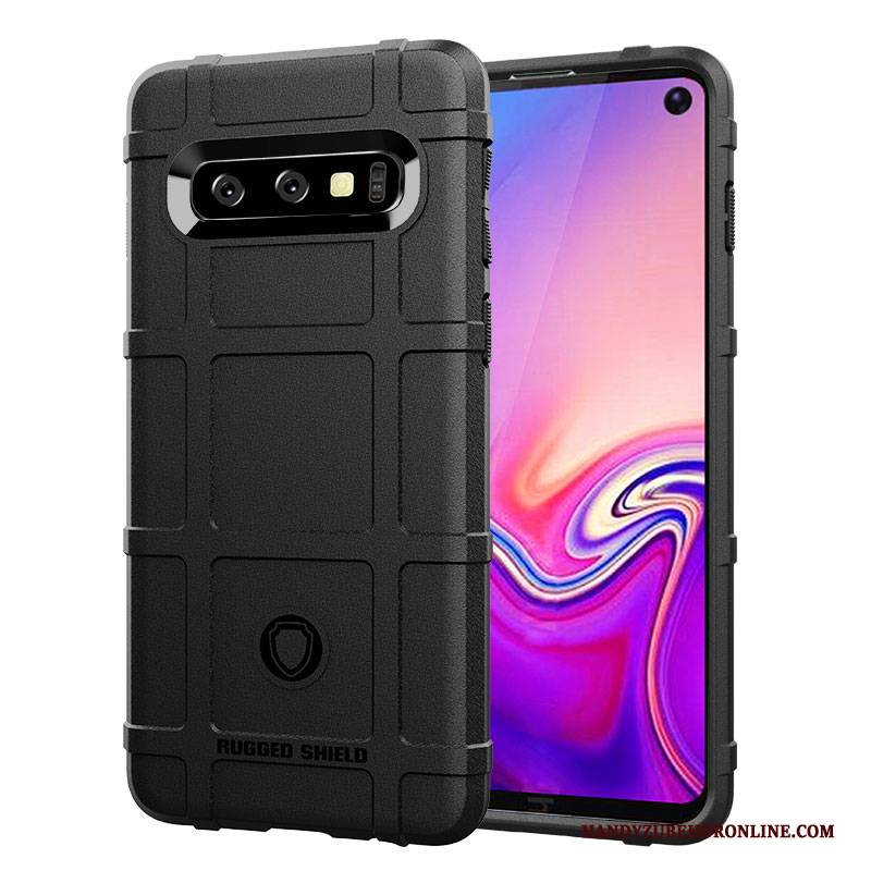 Hülle Samsung Galaxy S10e Silikon Ballon Rutschfest, Case Samsung Galaxy S10e Weiche Dicke Grün