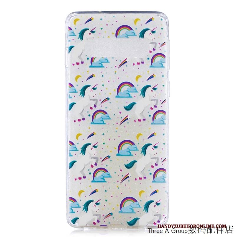 Hülle Samsung Galaxy S10e Silikon Grün Anti-sturz, Case Samsung Galaxy S10e Taschen Handyhüllen