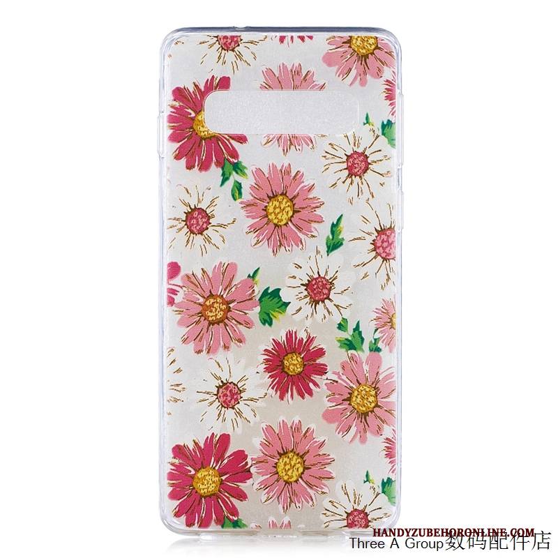 Hülle Samsung Galaxy S10e Silikon Grün Anti-sturz, Case Samsung Galaxy S10e Taschen Handyhüllen