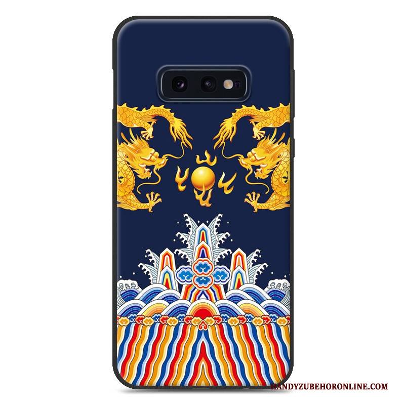 Hülle Samsung Galaxy S10e Silikon Hängende Verzierungen Trend, Case Samsung Galaxy S10e Weiche Weiß Liebhaber