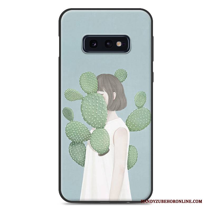 Hülle Samsung Galaxy S10e Silikon Nubuck Einfach, Case Samsung Galaxy S10e Taschen Persönlichkeit Anti-sturz