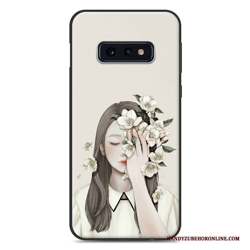 Hülle Samsung Galaxy S10e Silikon Nubuck Einfach, Case Samsung Galaxy S10e Taschen Persönlichkeit Anti-sturz