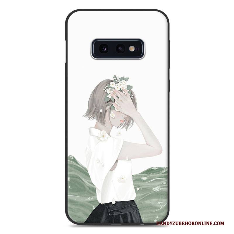 Hülle Samsung Galaxy S10e Silikon Nubuck Einfach, Case Samsung Galaxy S10e Taschen Persönlichkeit Anti-sturz