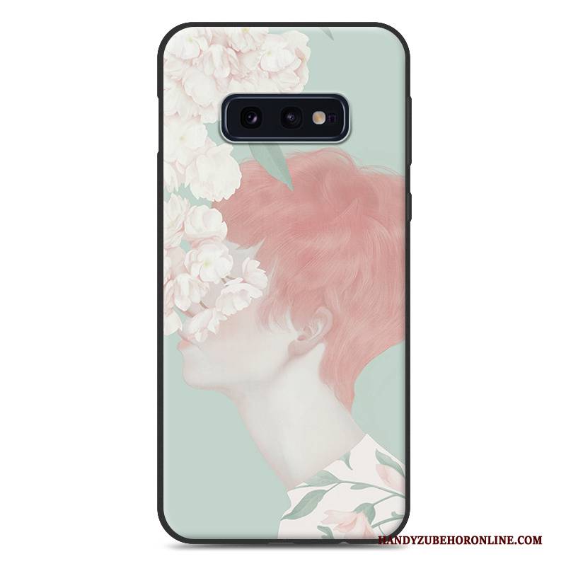 Hülle Samsung Galaxy S10e Silikon Nubuck Einfach, Case Samsung Galaxy S10e Taschen Persönlichkeit Anti-sturz