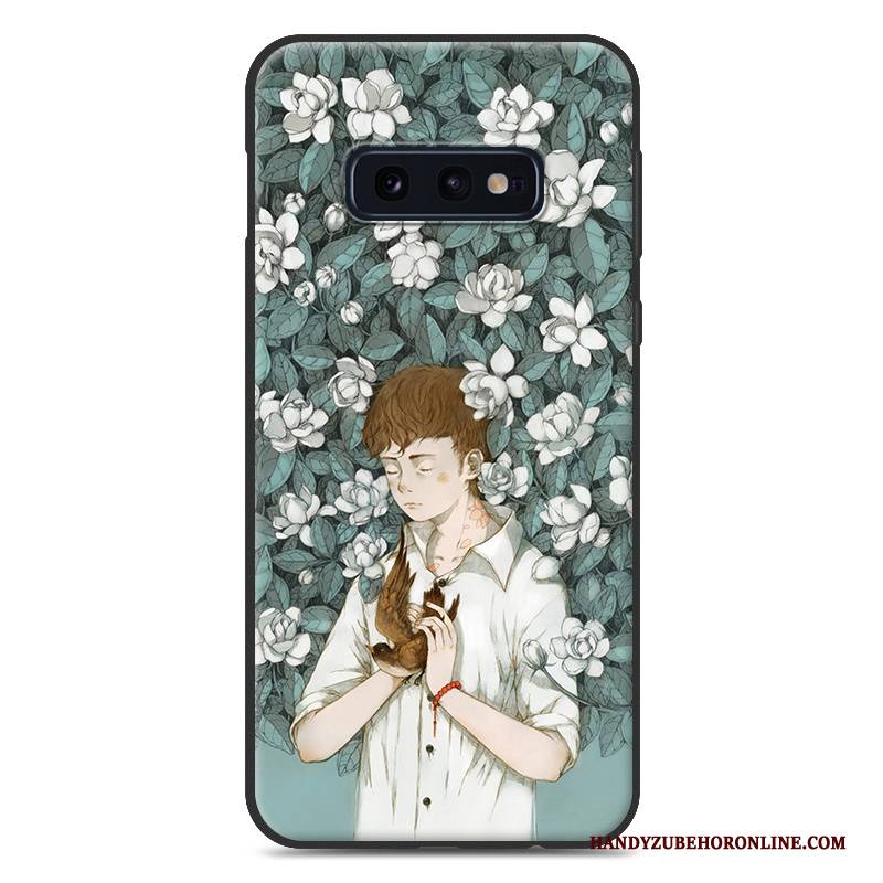 Hülle Samsung Galaxy S10e Silikon Nubuck Einfach, Case Samsung Galaxy S10e Taschen Persönlichkeit Anti-sturz