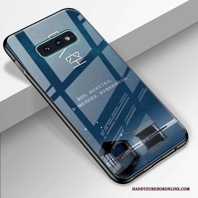 Hülle Samsung Galaxy S10e Silikon Schwarz Schwer, Case Samsung Galaxy S10e Schutz Trendmarke Handyhüllen