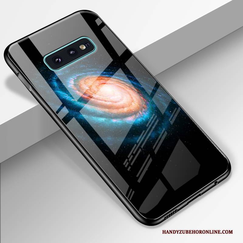 Hülle Samsung Galaxy S10e Silikon Schwarz Schwer, Case Samsung Galaxy S10e Schutz Trendmarke Handyhüllen