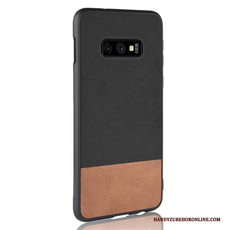 Hülle Samsung Galaxy S10e Taschen Mischfarben Schwer, Case Samsung Galaxy S10e Schutz Denim Grau