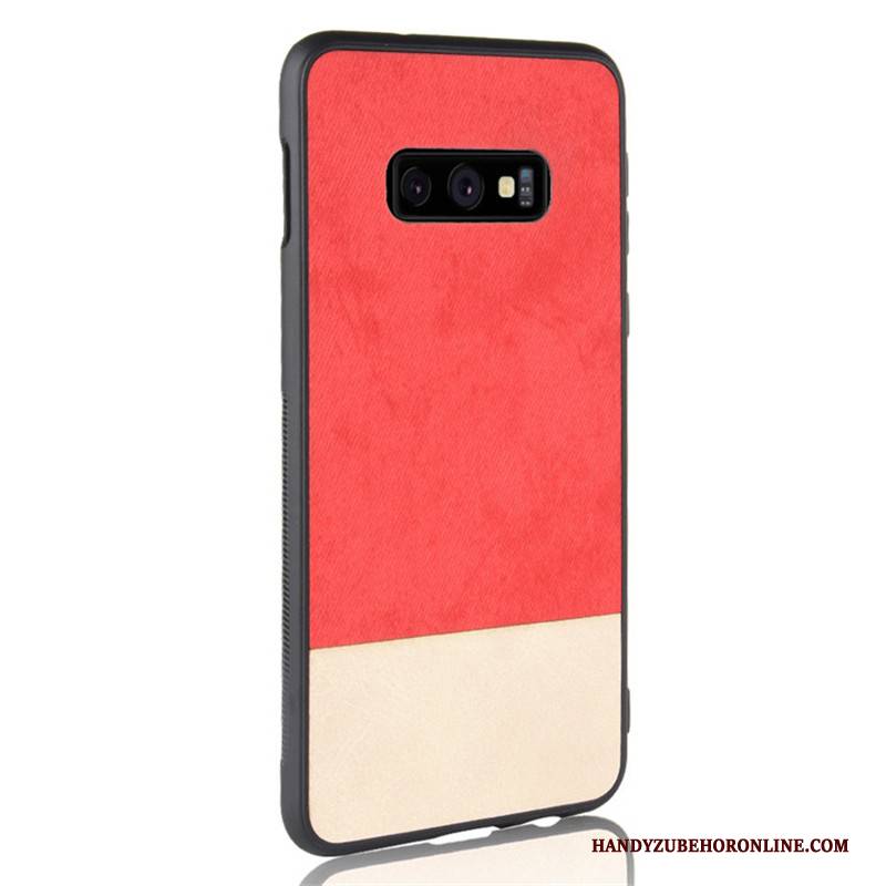 Hülle Samsung Galaxy S10e Taschen Mischfarben Schwer, Case Samsung Galaxy S10e Schutz Denim Grau